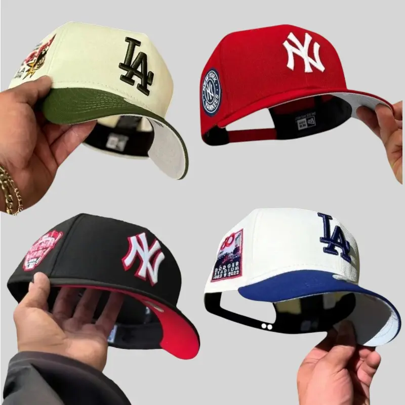 New Era MLB LA Dodgers & NY Yankees 9FORTY 59FIFTY Baseball Hat for Men and Women, Fitted Snapback Cap, Adjustable Trucker Style, Vintage Sport Streetwear, Urban USA Fashion Trend 2026, Everyday Casual Outfit Gift Idea