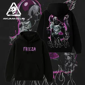 Friezaa Hoodie-Shirt Premium 100% Cotton Hoodies, T-Shirts, DBZ Fans, Anime Graphic Hoodie, Streetwear Hoodie Unisex Oversize Gift for Anime Lovers Oversized