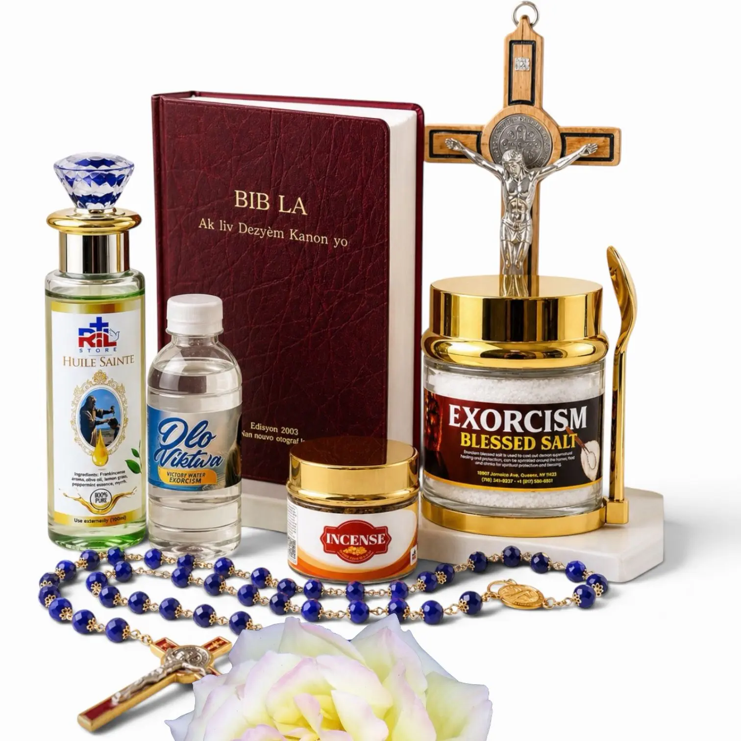 Zam espirityèl set of 7  spiritual warfare for protection guidance  and clarity