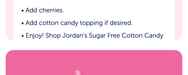 Sugar Free Cotton Candy Syrup