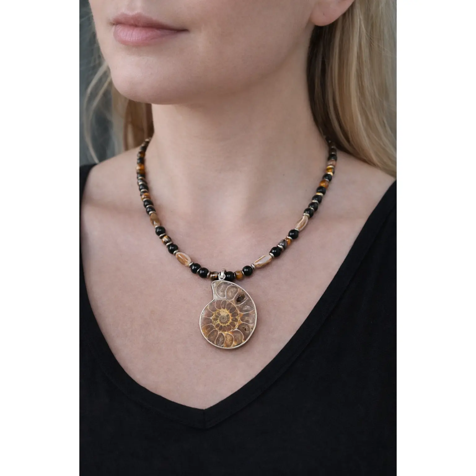 The Empress Ammonite Necklace