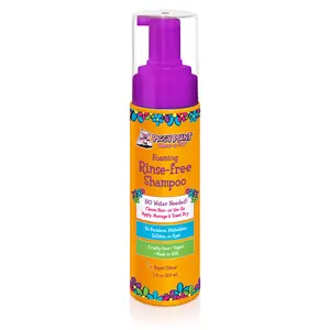 Piggy Paint Foaming Rinse-Free Shampoo 7 fl oz No Water Needed Eco-Friendly Super Citrus Scent