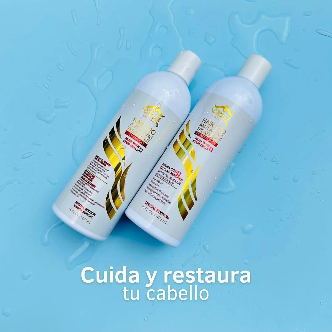 HAIR PRO ANTI AGING TREAMENT SHAMPOO AND CONDITIONER Haircare Organic Smooth Argan Blend Plant Comfort Cleansing Cleanser