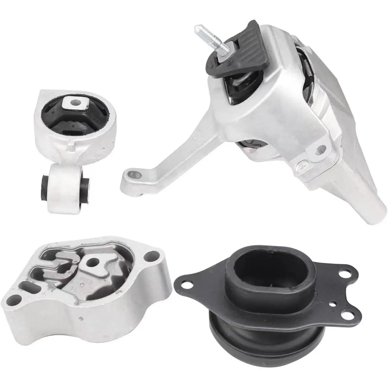 Reinforced Engine Mount Kit for Nissan Altima 2.5L CVT - Curbs Annoying Shakes, Absorbs Vibration, Extends Drivetrain Parts Service Life (Sports & Outdoor Water Skiing/Wakeboarding Compatible), Engine Vibration
