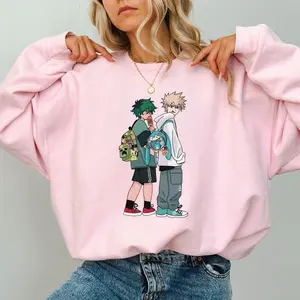 Kacchan x Deku Cute Sweatshirt, Bakudeku My Her0 Academia Sweatshirt, MHA Tee, Trending Anime Tee, Gift For Fans, For Men, For Women