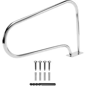 Large Pool Hand Rail with Quick Mount Base