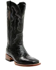 Tanner Mark Women's Mendocino Tooled Western Boot Broad Square Toe - Tml201761