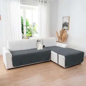 Waterproof Cozy L-shape Couch Cover, Loveseat Sofa Cover, 3-Seat Sofa Cover, Pet-Friendly & Easy to Clean, Fits Right chaise lounges