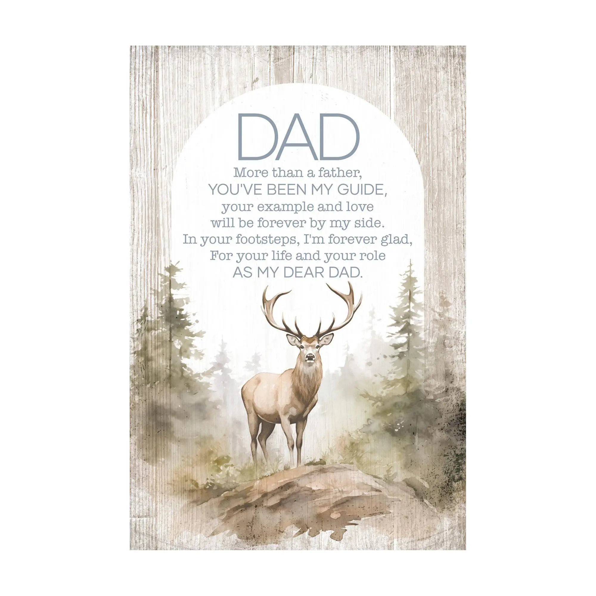 Dexsa Dad More Than Wood Wall Plaque with Easel
