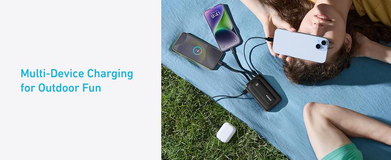 Anker Zolo Power Bank, 20,000mAh and  10,000mAh 30W Max Fast Charging with Built-In USB-C and MFi-Certified Lightning Cables, For iPhone 15 Series, MacBook, and More