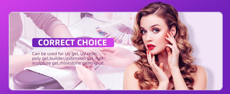 LadyMisty 268W UV LED Nail Lamp, Professional Nail Polish Curing Lamp with 4 Timers, Automatic Sensing Nail Art Tools, 57 Lamp Beads, For Home Salon