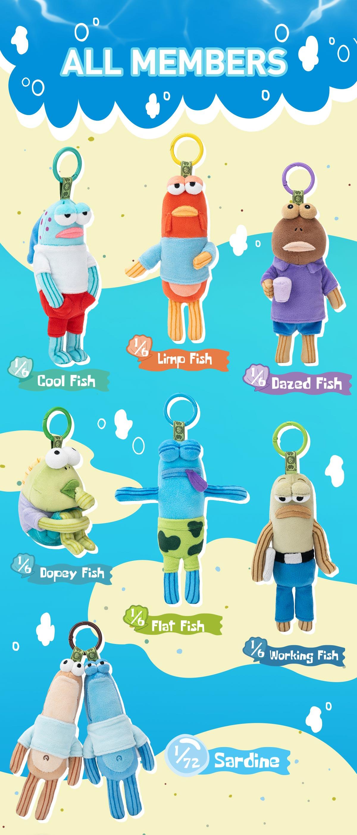 POP MART Bikini Bottom Buddies - Whimsical Plush Blind Box, Collectible Toys