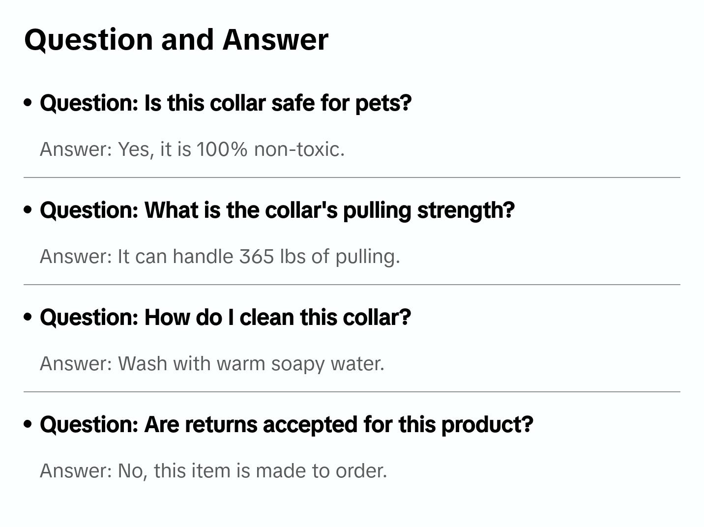 Beautiful "Simply Tiffany" Beaded Pet Collar