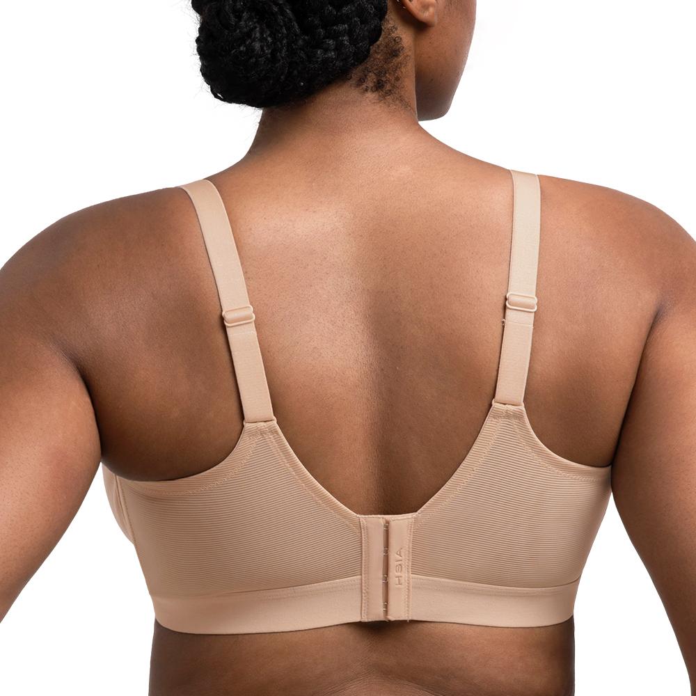 HSIA Lira Unlined Full Coverage Underwire Minimizer Bra Seamless Lace Cup Unpadded  Support SpringStatements