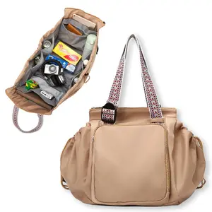 Women's Handbag,Large Capacity Multi-Function Travel Bag,  Backpack/Diaper Bag, Women's Backpack/Mummy Bag/Crossbody Bag/Shoulder Bag, Suitable for Daily and Travel Use |     Car and Outdoor Expandable Backpack Spring Glow Carry-On Travel Backpack