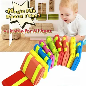 Jacob’s Ladder Flip Board Toy | Colorful Wooden Flip Toy | Stress Relief & Hand-Eye Coordination | Great Gift for Kids & Adults