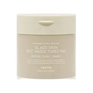 OOTD GLASS SKIN RICE WATER TONER PAD
