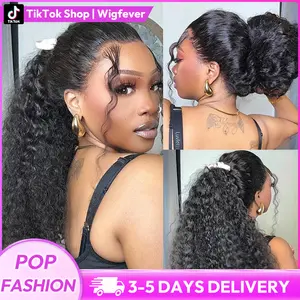 Wigfever Upgraded 360 Style Water Wave Invisi Draw-Strings Wear Go Glueless Pre-Bleached And Pre-Cut Lace Human Hair Wig #Spring Glow-Up SpringStatements