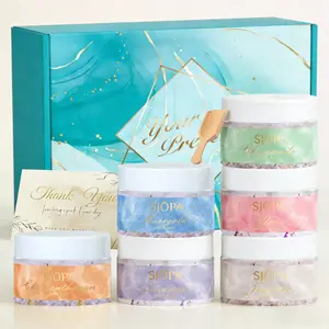 6PCS Bath Salt Set, Hypoallergenic Bath Salt, Suitable for Bathing and Body Care, Ideal for Post-Workout and Pre-Bedtime Care, Moisturizes the Body, Mother's Day Gift