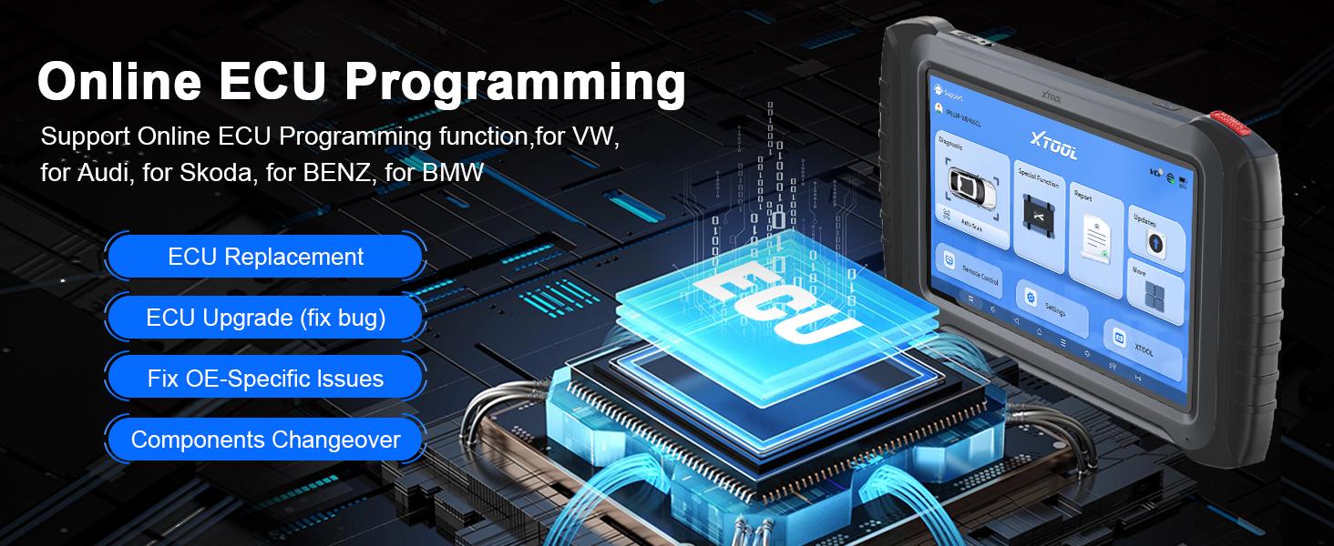 XTOOL IP919 PRO OBD2 Scanner Full System Diagnostics, Topology Mapping, ECU Coding, 42+ Resets, with DoIP/CAN FD/AutoAuth Support