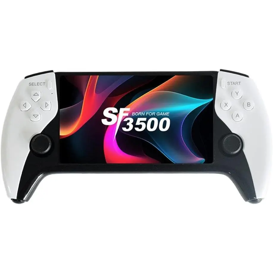 SF3500 Retro Handheld Game Console-Handheld Game Console with HD 5.5-inch IPS Screen Classic Video Games Supports TV Connection,14+ Emulators & 5-Hour Battery Life