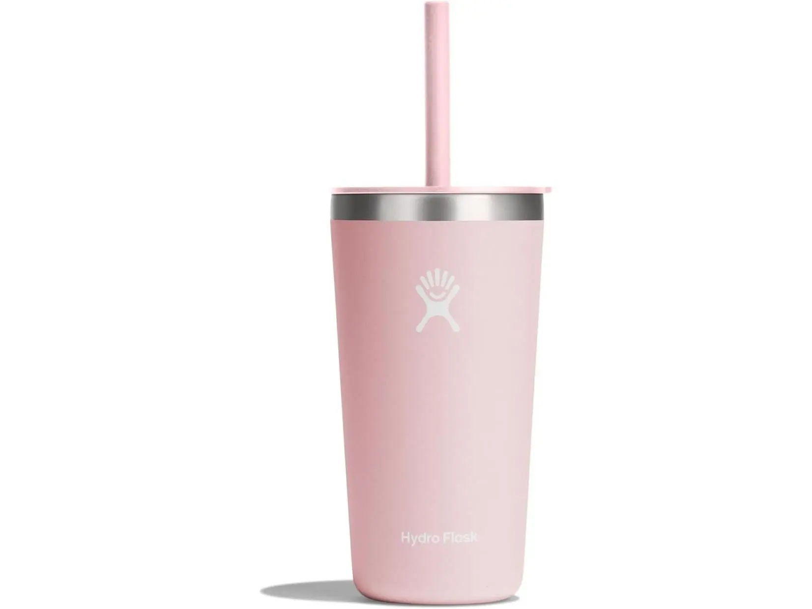 Hydro Flask T20PS678 20oz Stainless Steel Double-Wall Vacuum Insulated All Around Tumbler - Cupholder Fit, Dishwasher Safe, Portable, Includes Lid & Straw - Trillium