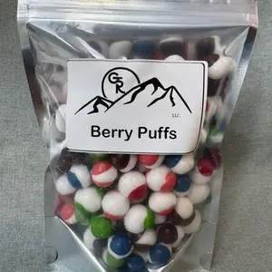 Berry Puffs Freeze Dried Berry Flavored Snack - Skittles