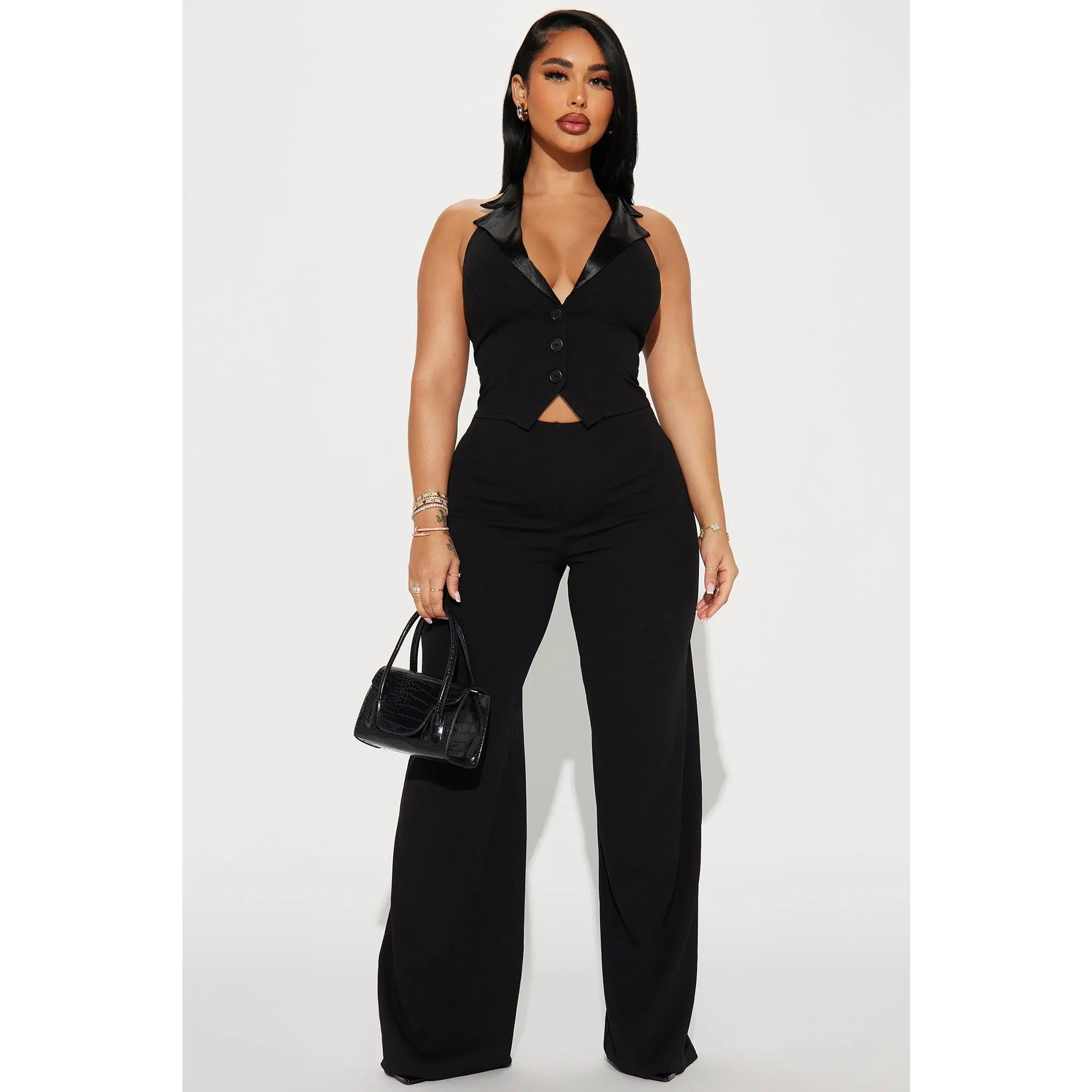 Natasha Marie Jumpsuit - Black