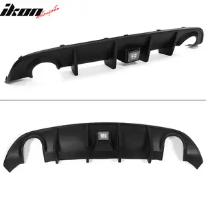 Rear Diffuser for Dodge Charger 2015-2023 w/ LED Lamp & Reflective Tape PP