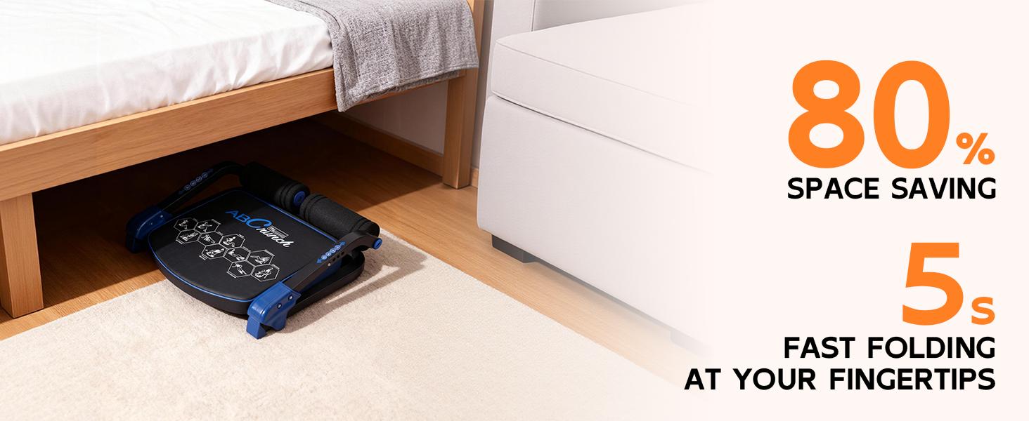 HOPHORSE Sit-Up Exercise Equipment, Ab Crunch Machine Roll-up Machine,Portable Ab Crunch Exercise Machine, sit up machine Abdominal Workout Machine for Home Gym, Core Ab Exercise System Trainer, Core max，TikTokShopBlackFriday