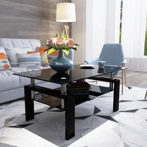 Modern Rectangle Coffee Table,Center Table with Storage for Living Room,Living Room Furniture