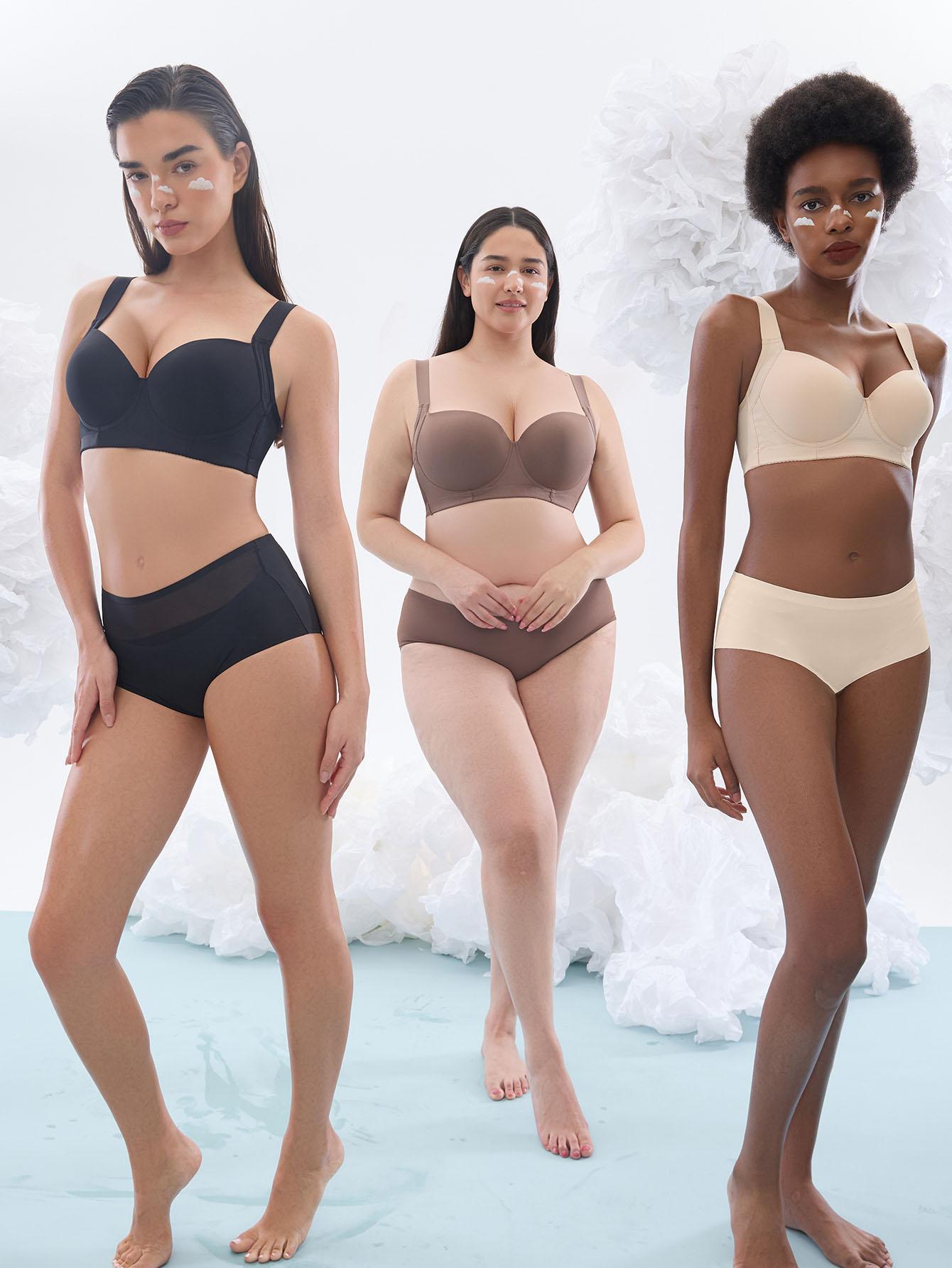 Mimilemon 3PCS Cozy seamless bra  push-up Full coverage bra for women everyday Comfort  full cup bra Seamless Tshirt Bras Sports Bra Bralette Basic Comfortable Fit Womenswear Everyday  TikTokShopBlackFriday Close comfortable Bra