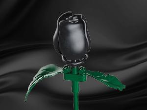 HOGOKIDS Flower Bouquet Building Set 330PCS Black Roses Botanical Plants, Decorative Ornaments, Magnetic Blocks for Home, Christmas, Birthday & Valentine’s Gift for Kids & Adults 8+