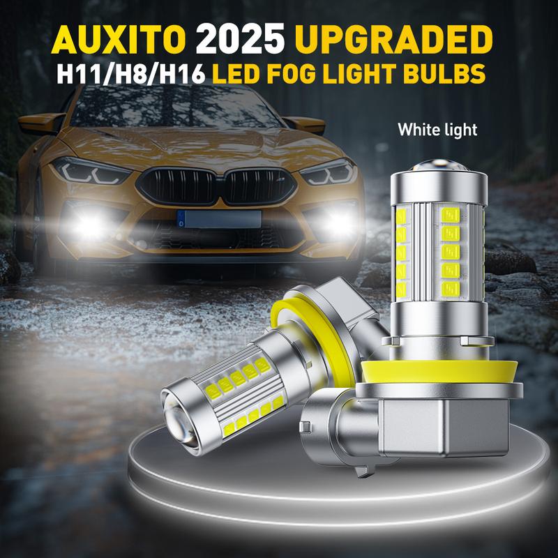 LED Fog Light Bulbs H8 H16 H11 H10 9006 Fog Light Bulb White Golden Yellow 6500K High Power DRL Lamps