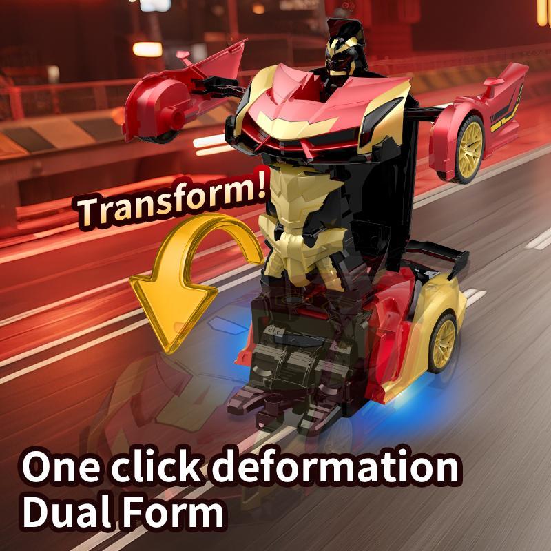 Cyber Truck Transforming Toy Car Robot for Kids 6+, 2-in-1 Convertible Truck to Robot Action Figure, Deformation Mecha Vehicle Toy, Imaginative STEM Playset, Cool Birthday Christmas Gift for Boys & Girls