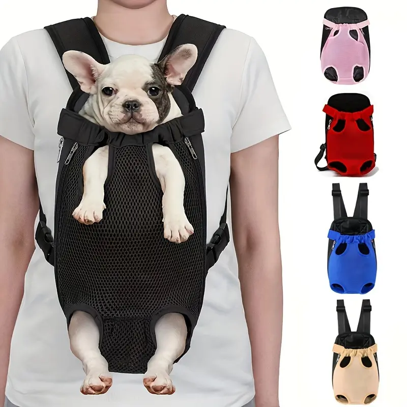 Comfortable Pet Carrier Backpack for Small Dogs, Cats & Puppies - Legs-Out Travel Bag with Front Carrier for Easy Transport & Hands-Free Carry, Puppy Carrier