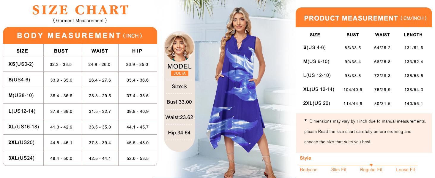 AUSELILY Summer Dresses for Women 2026 Casual Sleeveless Sundress Asymmetrical Hem Tank Midi Dress with Pockets SpringStatements