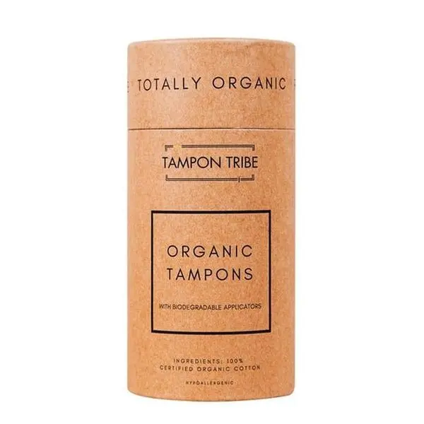 14ct Variety Organic Tampon Tube – Regular, Super, Super Plus, Chlorine-Free Cotton