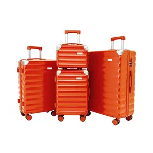 GMZGZN 4 piece Smart Luggage Set USB Charging port and TSA Lock  Large capacity and lightweight Travel Suitcase Set