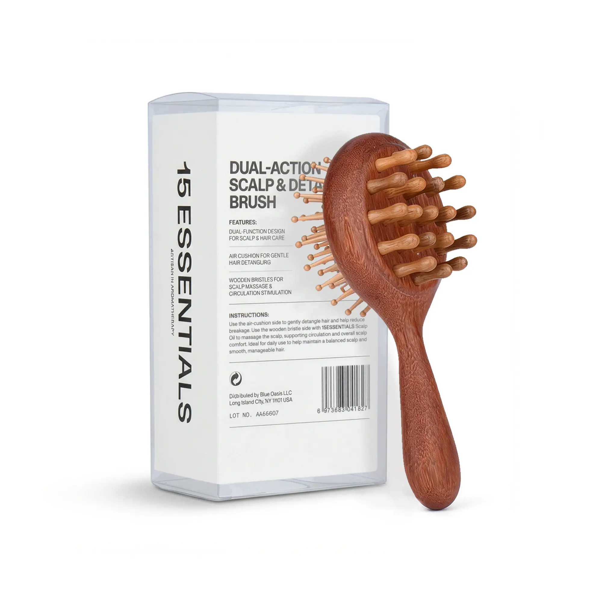 2-in-1  Popular Wooden Scalp Massager & Wide Tooth Comb, Detangling Hair Brush for Curly, Thick & Wet Hair, Reduces Frizz & Breakage, Relaxing ASMR Head Massage Tool,Detangling & Styling Paddle,summer hairstyles sohochic
