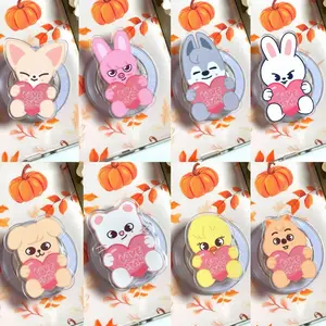 SKZ Animal Phone Grip – Cute Kpop Inspired Heart Holder
