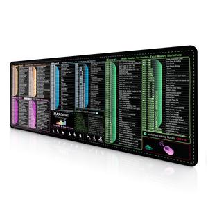 Excel/Word/PowerPoint/Windows Shortcut Mouse Pad – Excel Cheat Sheet Desk Mat with Over 200 Keyboard Shortcuts, XL 31.5x11.8 in Computer Desk Pad, Anti-Slip Waterproof for Office & Gaming