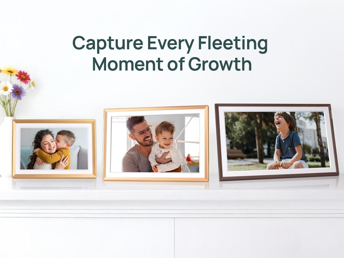 ARZOPA Digital Photo Frames Free Unlimited Cloud storage Share Unlimited 120s Videos Photos Anywhere Touch Screen WiFi Digital Picture Frame Smart Frame Video Frame Decor