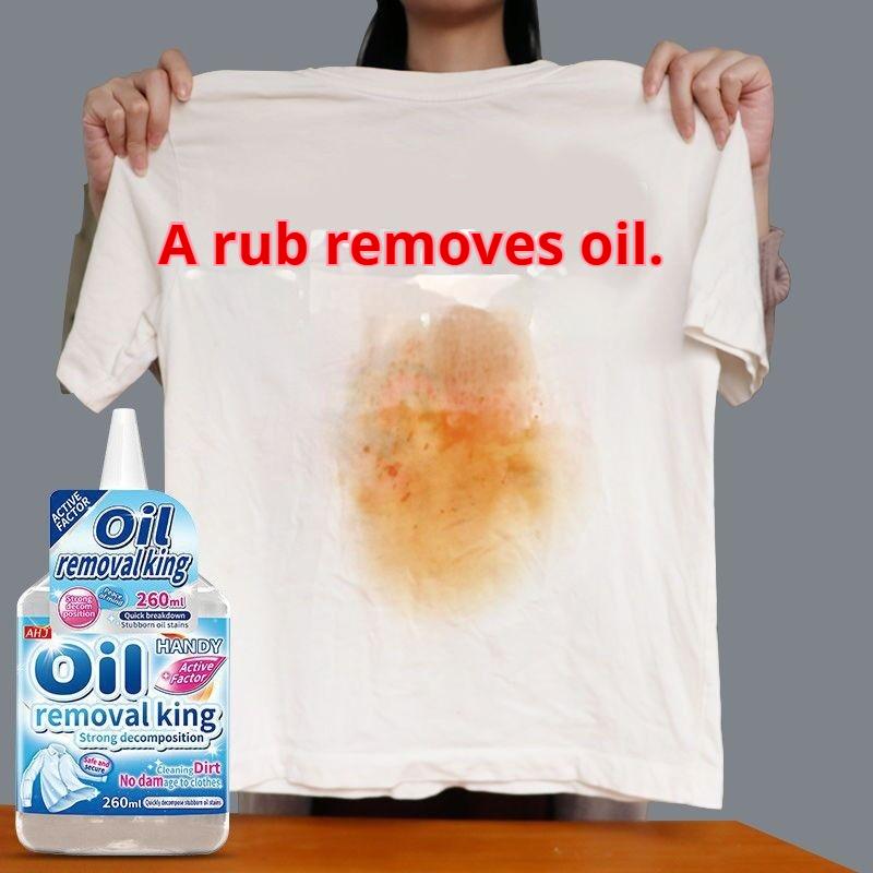 Clothing Stain Remover Spray 260ml – Powerful Laundry Spot Cleaner for Oil, Grease, Coffee, Ink & Food Stains – Quick Acting Formula for Clothes, Fabric & Shoes, Easy to Use, Gentle on Colors & Skin