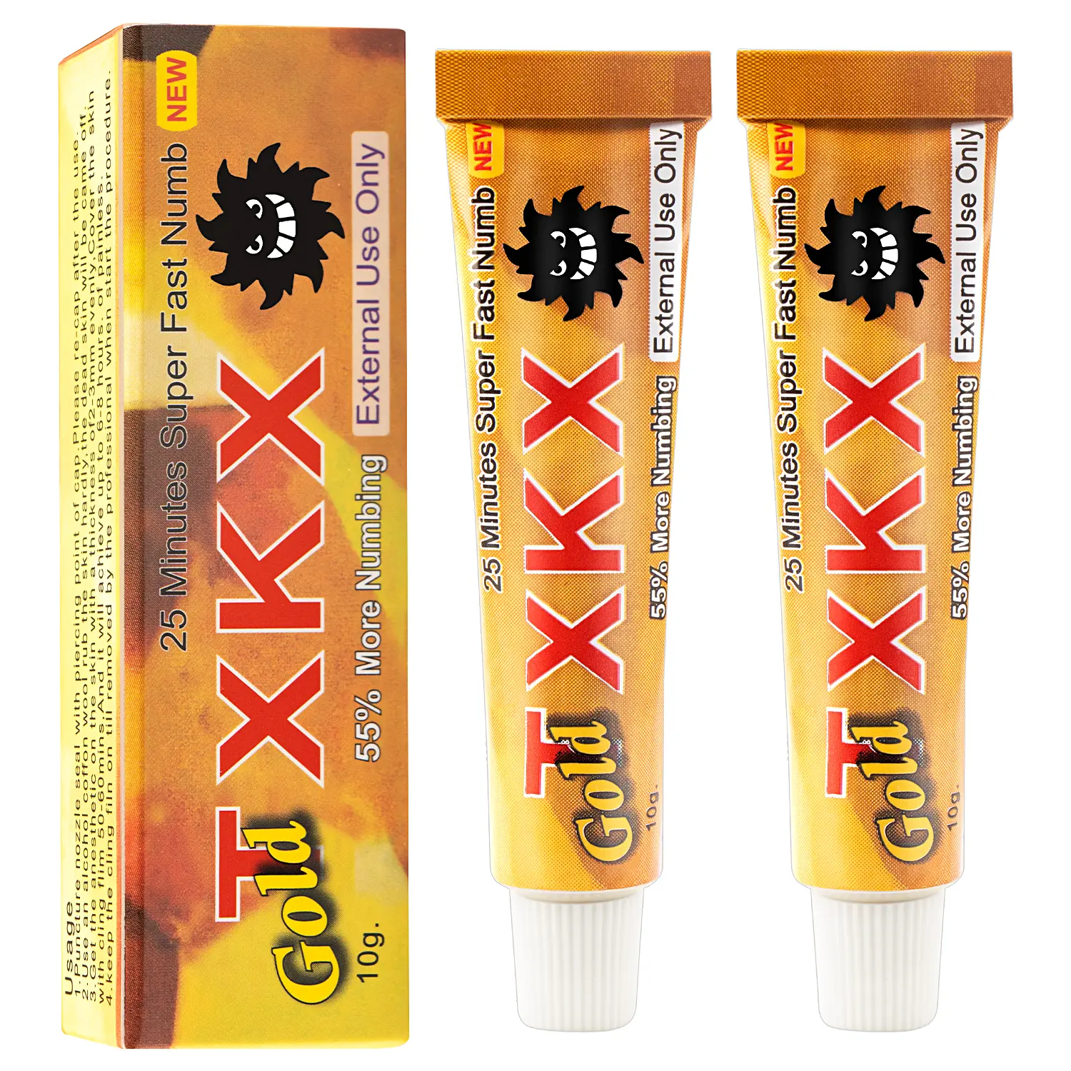 TXKX Tattoo Numbing Cream Fast-Acting Topical Anesthesia for SPMU Tattoo Removal & Warts Comfortable Numbing Experience