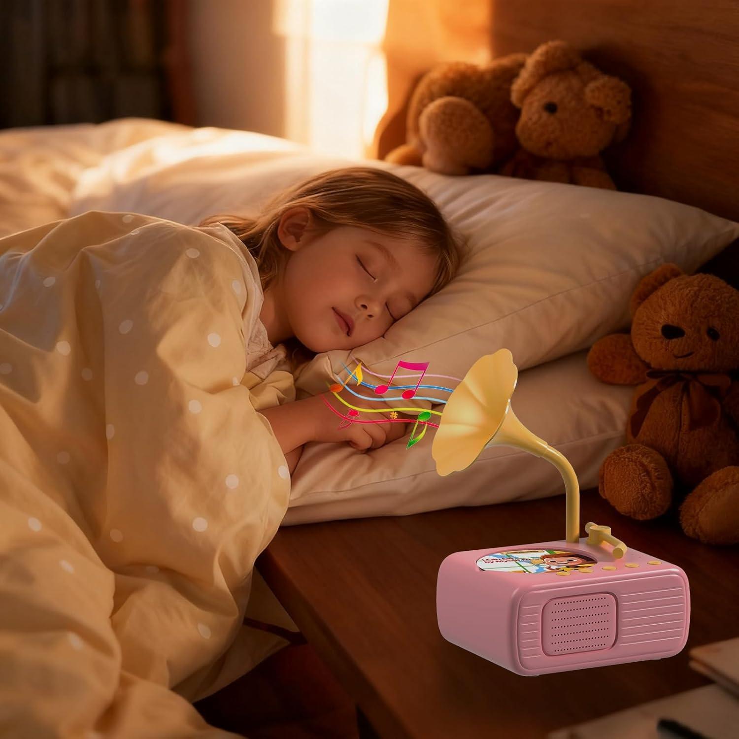 Toddler Record Player with 104 Cards (96+8 Recordable) | Kids Phonograph & Storytelling Machine | Screen-Free Learning Toy for Ages 3+