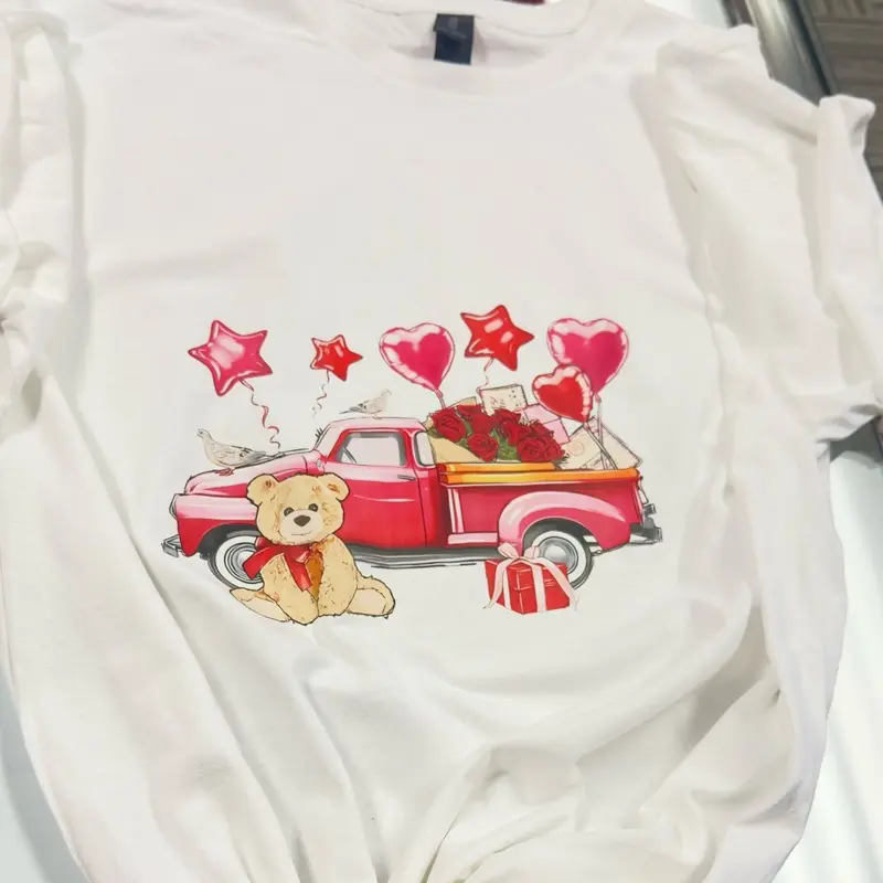 Valentine car heart