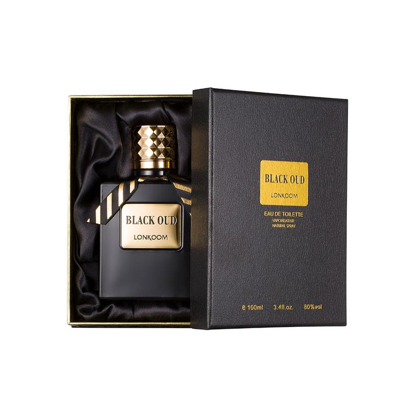 Long Lasting Perfume 100ml Woody Aromatic Fragrance FOR MAN Halloween  Gifted package Lonkoom 100ml Perfume OUD BLACK EDT