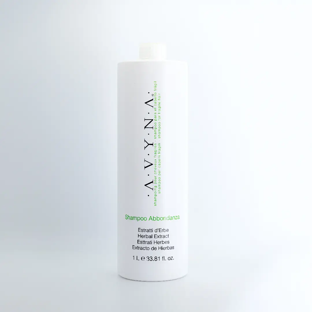 AVYNA Abbondanza Herbal Extract Shampoo (33.81 Oz) - Haircare, Gentle, Lightweight, Nourishing, Prevents Hair Loss, Rosemary, Shampoo Hair Growth