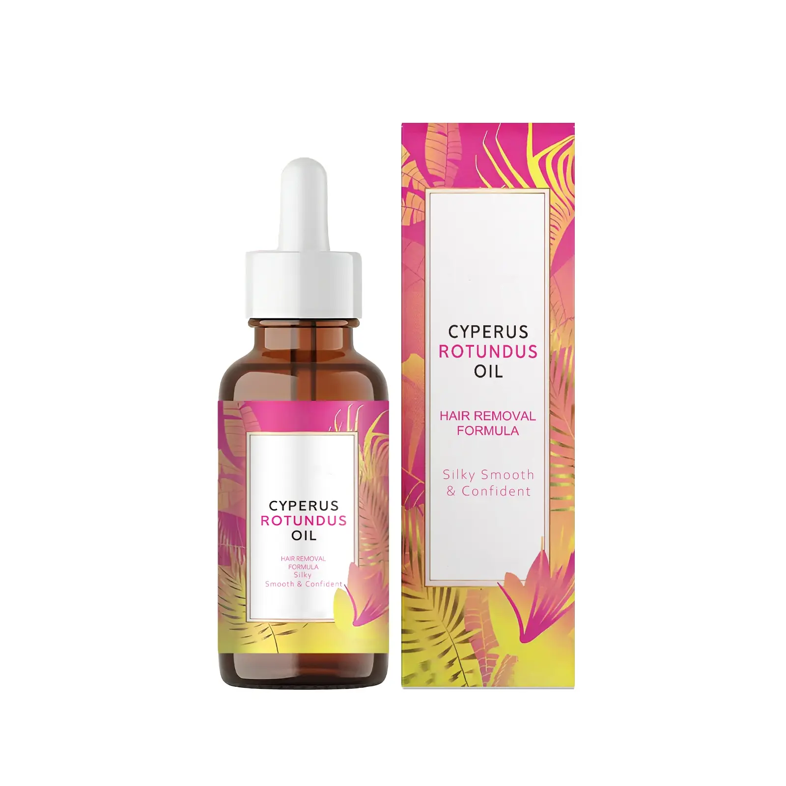 Cyperus Rotundus Oil - Moisturizing Hair Inhibitor Oil, Daily Body Care Cosmetic Beauty Product for Sensitive, Breakout-Prone Skin, Ingrown Hair & Razor Bump Care, 60ml/2oz Naturally Derived Gentle Formula